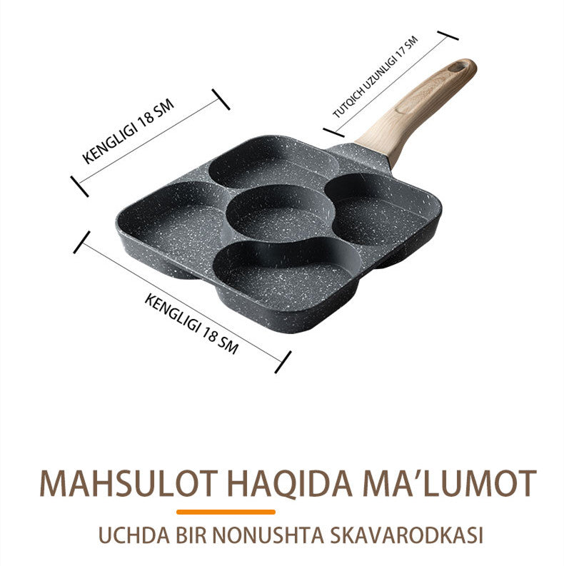 5-in-1 krep sehrli idish, butun oila uchun nonushta qilish uchun bitta idish, 30 dan ortiq ijodiy lazzatlarni oching