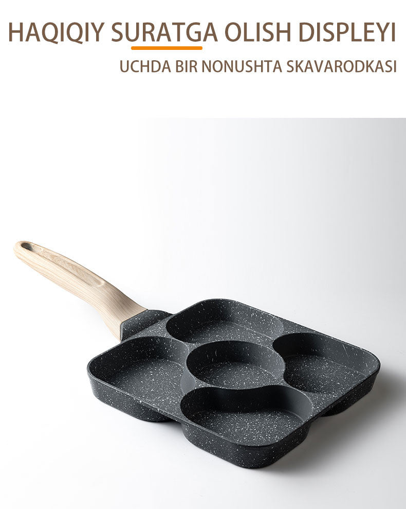 5-in-1 krep sehrli idish, butun oila uchun nonushta qilish uchun bitta idish, 30 dan ortiq ijodiy lazzatlarni oching
