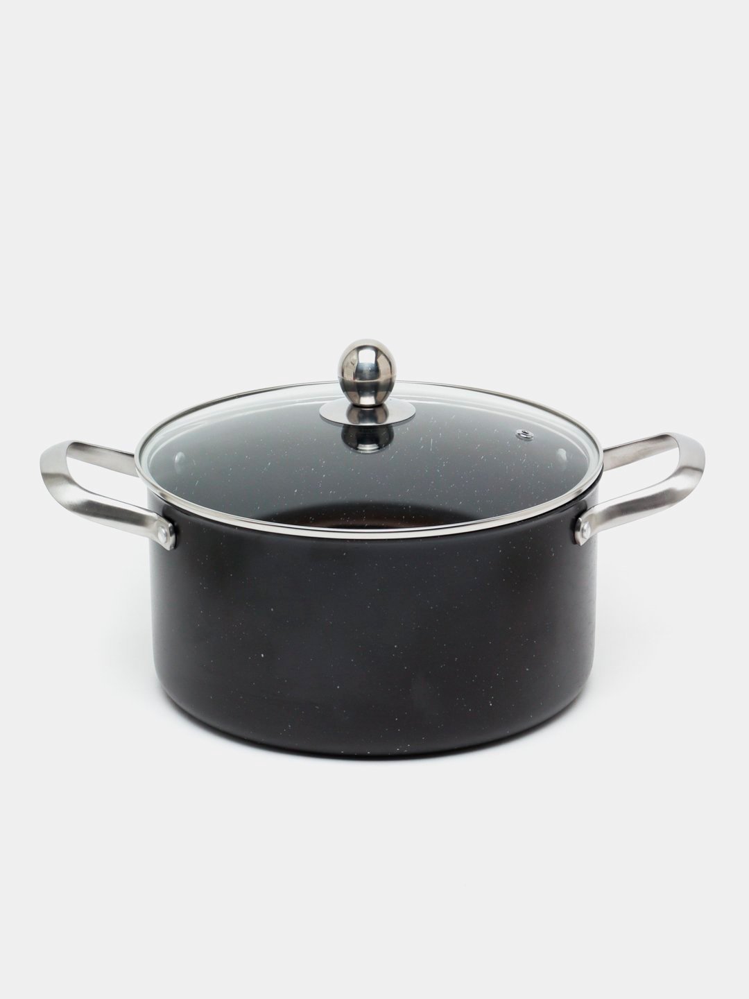 CULICHEF kostryulka, 4 l, yopishmaydigan qoplamali granit quyma, qora