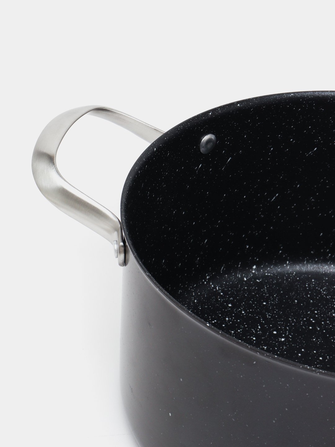 CULICHEF kostryulka, 4 l, yopishmaydigan qoplamali granit quyma, qora